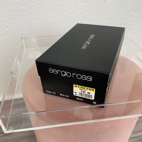 Sergio Rossi vintages square toe pumps - Picture 6 of 6